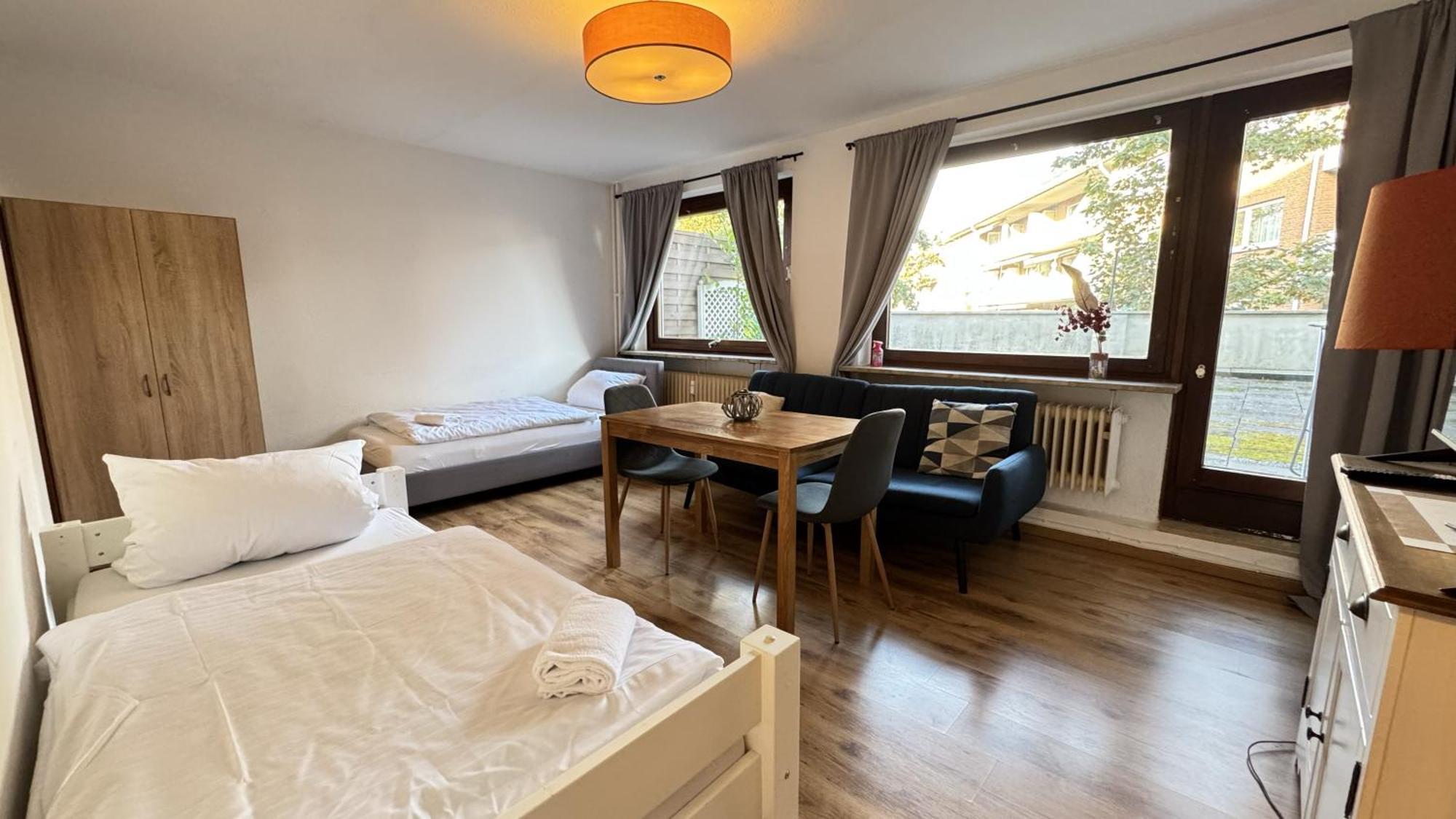 Studio-apartments Fuer Monteure & Businessgaeste Zentral In